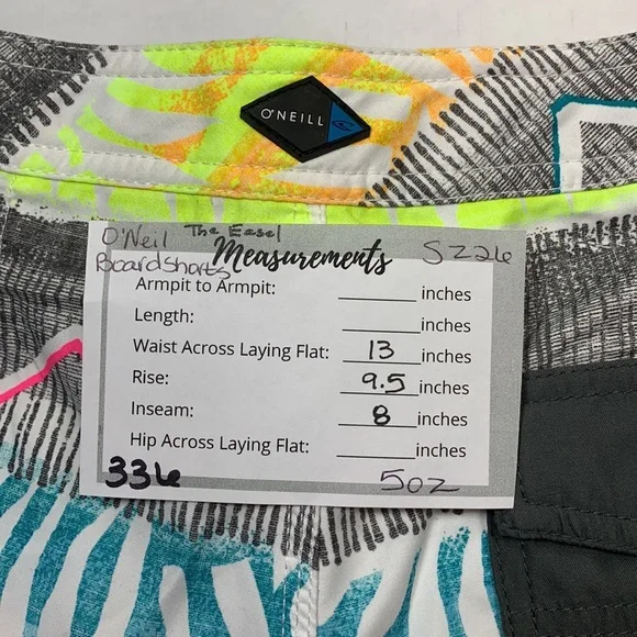 NWT O’Neil Kids Board Shorts SZ 26 - Picture 2 of 9
